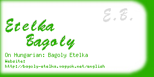 etelka bagoly business card